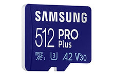 Load image into Gallery viewer, Samsung PRO Plus 512GB microSDXC UHS-I U3 160MB/s Full HD & 4K UHD Memory Card inc. USB-Card Reader (MB-MD512KB/WW)