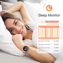 Load image into Gallery viewer, AGPTEK Smart Watch for Women, 1.3'' Full Touch Fitness LW11 Watch with Female Health Tracking, Heart Rate Monitor, IP68 Waterproof Outdoor Sports Smartwatch for Android iOS Phones