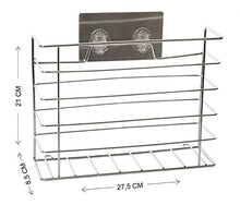Load image into Gallery viewer, Kitchen Cupboard Storage Organiser - Perfect for Tin Foil, Cling Film and Cleaning Accessories Or as an Undersink Storage Solution - Self Adhesive So No Drilling or Fixings Needed.