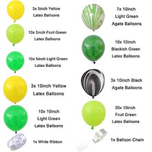 Load image into Gallery viewer, Dinosaur Birthday Party Decorations 214 pcs Happy Birthday Banner Garland & Arch Kit Dino Party Supplies Dinosaur Party Balloons