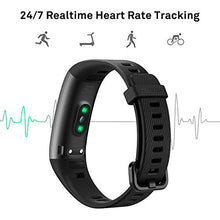 Load image into Gallery viewer, HUAWEI Band 3 Pro - Smart Band Fitness ActivitiesTracker with 0.95" AMOLED Touchscreen, 24/7 Continuous Heart Rate Monitor, up to 12 Days Usage, Scientific Sleep Monitor, GPS, 5ATM Waterproof, Black