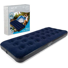 Load image into Gallery viewer, Comfort Quest Single 449755 Inflatable Blow Up Camping Mattress Guest Air Bed