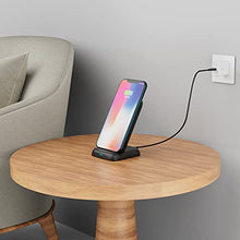 Load image into Gallery viewer, Amazon Basics 10W Qi Certified Wireless Charging Stand