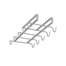 Load image into Gallery viewer, Metaltex Shelf Mug Holder, Polytherm Coated, Silver, SpiderMug