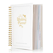 Load image into Gallery viewer, The Complete Wedding Planner book journal and organiser by DayWorks: Perfect engagement gift includes checklists, pockets, Undated Diary & much more to help organize the perfect wedding