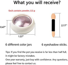 Load image into Gallery viewer, BISHENGYF 6 Box Rose Gold Chrome Nail Powder, Metallic Nail Art Pigment Powder Set, Shiny Nail Glitter Powder with Magic Mirror Effect for Nail Art Design Decoration.