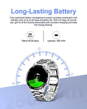 Load image into Gallery viewer, LIGE Mens Smart Watch, Fitness Tracker 1.3" Full Touch Screen IP67 Waterproof with Bluetooth Calls Message Reminder Heart Rate Sleep Monitor Speaker Mens Watch Compatible with iOS Android Silver