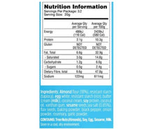 Load image into Gallery viewer, Keto Crackers (Sea Salt), Low carb Crackers, Keto Snacks, Low carb Snack. No Added Sugar, high Fibre & Gluten Free (3 x 64g Packs). Almond Flour Crackers, Keto Snacks no Carbs no Sugar, Paleo