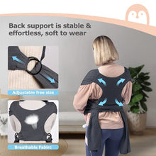 Load image into Gallery viewer, Momcozy Baby Sling Wrap, Baby Sling for Newborn up to 50 lbs, Baby Wrap Adjustable for Adult Fits Sizes XXS-XXL, Easy to Wear Infant Baby Wrap Carrier, Ergonomic Front Facing/Back Carrier Slings