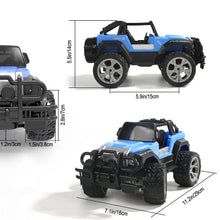 Load image into Gallery viewer, DEERC Remote Control Car RC Racing Cars,1:18 Scale 80 Min Play 2.4Ghz LED Light Auto Mode Off Road RC Trucks with Storage Case,All Terrain SUV Jeep Cars Toys Gifts for Boys Kids Girls Teens,Blue
