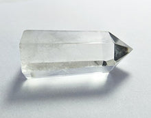 Load image into Gallery viewer, Healing Stone Wand of Clear Quartz Crystal Pointed & Faceted Prism Bar for Reiki Chakra Meditation Therapy Deco