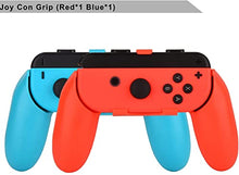 Load image into Gallery viewer, Accessories Kit for Nintendo Switch and Nintendo Switch OLED, Accessories Bundle Wheel Grip Caps Carrying Case Screen Protector Controller