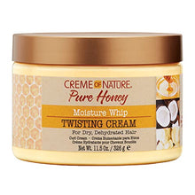 Load image into Gallery viewer, Creme of Nature Moisture Whip Twisting Curl Cream for Dry Dehydrated Hair, Moisturizing Hair Care Formulated with Pure Honey, 11.5 fl. oz.