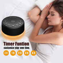 Load image into Gallery viewer, White Noise Machine Easysleep Sleep Sound Machine 25 Sounds 5 Timer 32 Volume Baby Kids Adults for Sleeping with 4 Adjustable Brightness