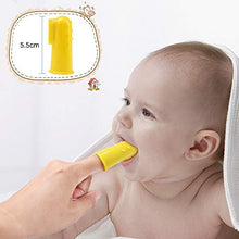Load image into Gallery viewer, Vicloon silicone toothbrush baby, 6 Pack Finger Brush with Clear Case Set Food Grade Tooth Cleaner Oral Massager for Infant &Toddlers