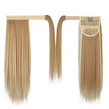 Load image into Gallery viewer, BARSDAR Clip in Ponytail Extensions, 14 inch Short Straight Wrap around Ponytail Extension Fluffy Pony Tails Extensions Synthetic Hair Ponytail Extension for Women Girls