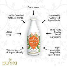 Load image into Gallery viewer, Pukka Herbs Organic Aloe Vera Juice | Inner Leaf Aloe Vera Gel for Superior Taste |1000mg/L Aloeverose polysaccharides | No Synthetic Additives | Suitable for Vegetarians & Vegans |1000ml Bottle