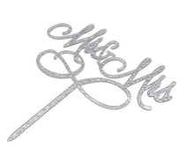 Load image into Gallery viewer, Mr and Mrs Cake Topper, Acrylic Wedding Cake Topper Party Cake Decoration