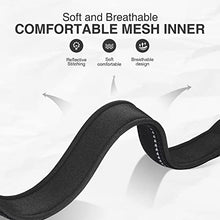 Load image into Gallery viewer, MASBRILL Reflective Dog Collar, Adjustable Nylon Dog Collar with Soft Neoprene Padded, Breathable Pet Collar for Puppy Small Medium Large Dogs, Black, M