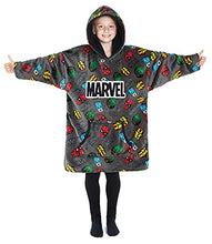 Load image into Gallery viewer, Marvel Hoodies for Boys, Fleece Oversized Blanket Hoodie Avengers Gifts for Boys Grey