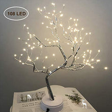 Load image into Gallery viewer, S-Union Tabletop Bonsai Lighted Tree 108 LED Christmas Decorations Table Tree Lamp Lights, Battery/USB Operated, DIY Artificial Tree for Wedding Party Gifts Indoor Outdoor Bedroom Desktop Decor