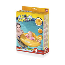 Load image into Gallery viewer, Bestway Baby Swim Safe Seat (Step A) Learn to Swim Round Inflatable, Yellow, 0-12 Months