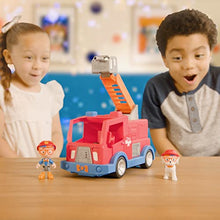 Load image into Gallery viewer, Blippi BLP0159 Truck-Fun Freewheeling Features Including 3 Firefighter and Fire Dog, Sounds and Phrases-Educational Vehicles for Toddlers and Young Kids, Red