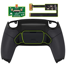 Load image into Gallery viewer, eXtremeRate Black Rubberized Grip Programable RISE 2.0 Remap Kit for PS5 Controller BDM 010 & BDM 020, Upgrade Board & Redesigned Back Shell & Back Buttons for PS5 Controller - Controller NOT Included