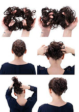Load image into Gallery viewer, PRETTYSHOP XXL Hairpiece Scrunchy Updo Bridal Hairstyle Voluminous Wavy Messy Bun Gray Mix G10F