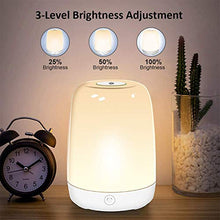 Load image into Gallery viewer, LED Night Light for Baby Nursery, Kids Bedside Touch Control Lamps Warm White Lights Children Color Changing Lighting for Sleeping