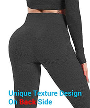 Load image into Gallery viewer, Yaavii Women Yoga Leggings Seamless High Waisted Tummy Control Yoga Pants for Gym Running Workout, S, Black-1