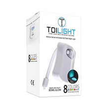Load image into Gallery viewer, The Original Toilet Bowl Night Light Gadget. Motion Sensor Funny LED Novelty Bathroom Accessory. Gifts for Mothers Day Fathers Day Christmas. Birthday Presents. Cool Fun Gift for Men Women Dad