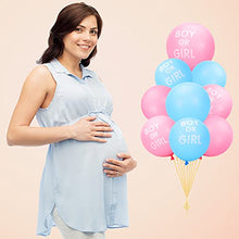 Load image into Gallery viewer, Jomnvo 24 PCS Boy or Girl Latex Balloons 12 Inch Pink Blue Balloons Gender Reveal Balloons for Baby Shower Gender Reveal Decoration (24)