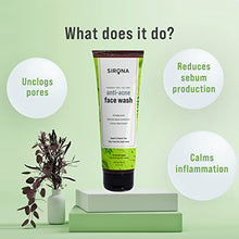 Load image into Gallery viewer, Sirona Anti Acne Face Wash for Men & Women – 4.2 Fl Oz with Neem, Green Tea, Tea Tree Oil & Aloe Vera | for Unclogs pores, Reduces sebum production & Calms inflammation
