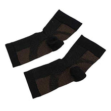 Load image into Gallery viewer, Casiz Dr Sock Soothers Socks, Plantar Fasciitis Foot Care Compression Socks Sleeve with Arch & Ankle Support Unisex - Night Splint Pain Relief L-XL 24cm 1Pair