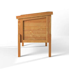 Load image into Gallery viewer, The Hutch Company Self Heating Outdoor Cat House Kennel with One Way Privacy Window Fully Assembled