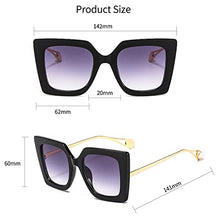 Load image into Gallery viewer, Dollger Cat Eye Sunglasses Trendy Women Vintage Retro Square Cateye Glasses Men UV400