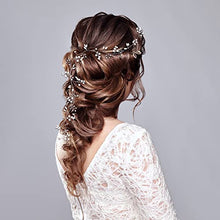 Load image into Gallery viewer, Mlysnd Wedding Hair Accessories, Bride Hair Accessories Wedding Wedding Hair Pin for Wedding Prom Headpiece, 50cm, 1Pcs (Rose Gold)