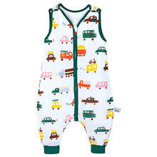 Load image into Gallery viewer, MOEMOE BABY Sleeping Bag with Legs Summer Sleeping Bag with Feet Muslin Toddler Sleep Bag 0.5 Tog Baby Sleeveless Wearable Blanket for Girls Boys 9 Months -5 Years