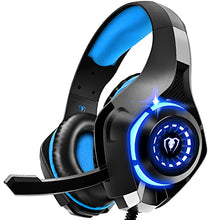 Load image into Gallery viewer, Wired Gaming Headset for PS5 PS4 PC, Surround Sound Headphones with Noise Cancelling in-line Control for Xbox Series X/S Switch Laptop Tablet Mac