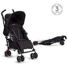 Load image into Gallery viewer, Silver Cross Zest Stroller, Compact and Lightweight Fully Reclining Baby To Toddler Pushchair – Black (New)