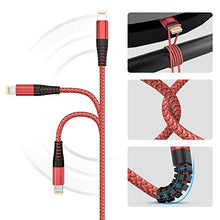 Load image into Gallery viewer, iPhone Charger Cable, Lightning Cable 3Pack 6FT/1.8M iPhone Charger Braided Long iPhone Charger Lead USB Fast Charging Cable Compatible with iPhone 11/Pro/Xs Max/X/8/7/Plus/6S/6/SE/5S iPad and More