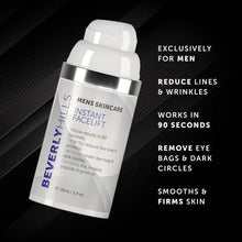 Load image into Gallery viewer, Beverly Hills Mens or Womens Instant Facelift and Eye Tuck Serum for Dark Circles and Puffy Eyes