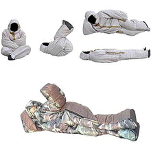 Load image into Gallery viewer, CQLXZ Mummy Sleeping Bag Humanoid Sleeping Bag, Portable Camping Sleeping Bag for Adults Jacket with Feet and Sleeves, Ultralight Portable Sleeping Bag, Warm Windproof