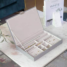 Load image into Gallery viewer, Stackers Pebble Grey Supersize Jewellery Box Lid