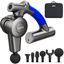 Load image into Gallery viewer, Massage Gun, RENPHO Message Gun Deep Tissue Muscle Massager with Adjustable Arm and 6 Massage Head, Percussion Handheld Electric Muscle Massager Lightweight Portable for Muscle Massage Relax