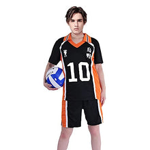 Load image into Gallery viewer, MarsVook High School Uniform Jersey Volleyball Costume for Anime Karasuno Cosplay Sports Suits, No.10 Hinata Shoyo, XX-Large