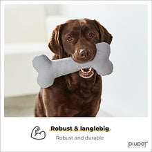 Load image into Gallery viewer, PiuPetยฎ Dog Bones set of 2 - Play Bones for Dogs - Natural Cotton Dog Toy - Toys for big and small dogs (L)