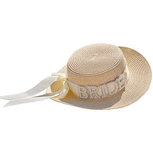 Load image into Gallery viewer, Ginger Ray Bride Hen Party Straw Hat