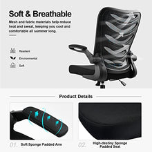 Load image into Gallery viewer, COMHOMA Office Desk Chair with Armrest Office Computer Chairs Ergonomic Conference Executive Manager Work Chair (Black)